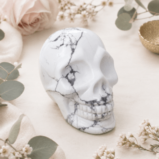 Howlite Skull