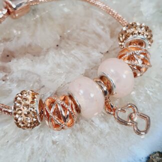 Rose Gold Love Bracelet Fancy Bracelets Smudge SA Crystals