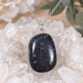 Silver Shungite Necklace