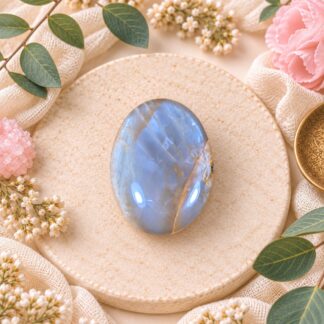 Peach Moonstone Palm Stone ~ A